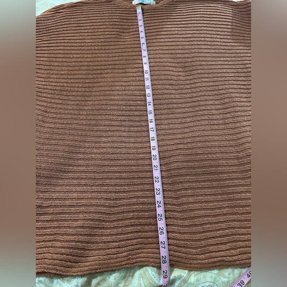 Free People Beach Batwing Terracotta Oversized Sweater - Picture 5 of 5